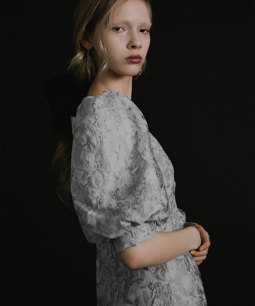 et.UNiVER ドレス Sheer Jacquard Organza Dress : ZOZOTOWN Yahoo!店