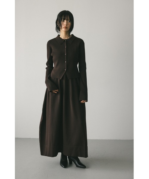 「STYLEMIXER」 ニットワンピース MEDIUM オレンジ レディースの画像