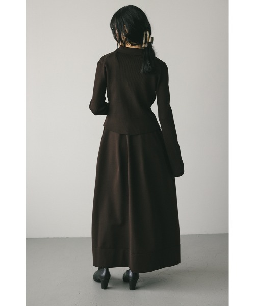 「STYLEMIXER」 ニットワンピース MEDIUM オレンジ レディースの画像