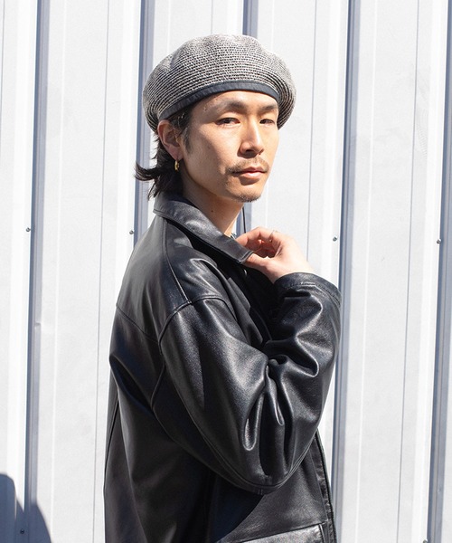 CA4LA（カシラ） 帽子 ベレー帽 REVERSIBLE LPB BERET メンズ