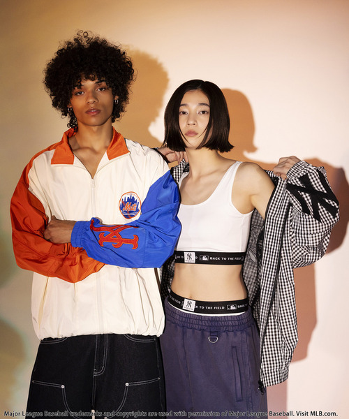 BACK TO THE FIELD ブルゾン アウター 「MLB」Field Panel blouson