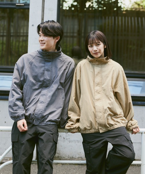 「flaner」 ブルゾン FREE チャコールグレー レディース_画像8