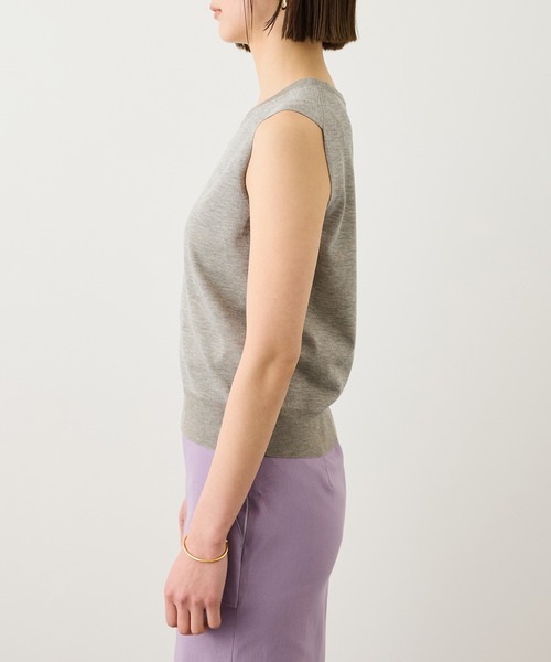 ROPE'（ロペ） tシャツ LEVITA レイヤードニットプルーオーバー(ケープ