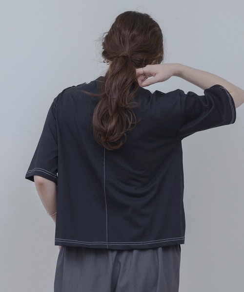 Eimee Law（エイミーロウ） tシャツ ドロストフリルトップス