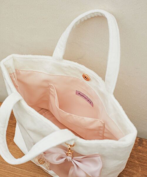 「Maison de FLEUR」 ハンドバッグ FREE ベージュ レディース_画像3