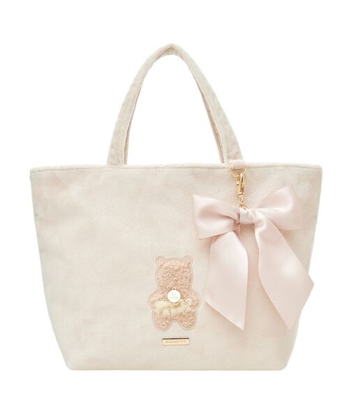 「Maison de FLEUR」 ハンドバッグ FREE ベージュ レディース_画像5