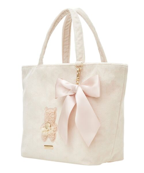 「Maison de FLEUR」 ハンドバッグ FREE ベージュ レディース_画像6