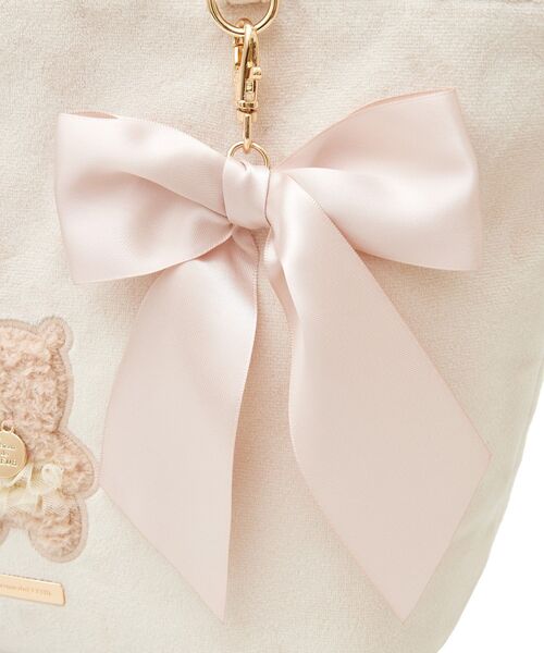 「Maison de FLEUR」 ハンドバッグ FREE ベージュ レディース_画像9
