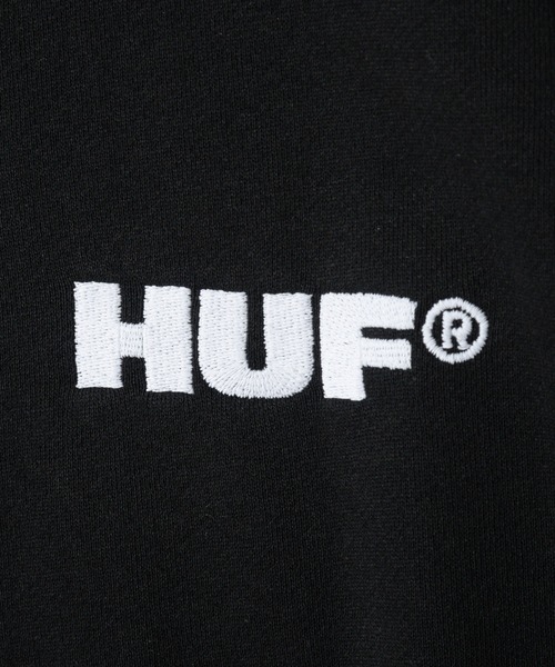 HUF（ハフ） ジップアップパーカー SMALL グレー メンズ : ZOZOTOWN