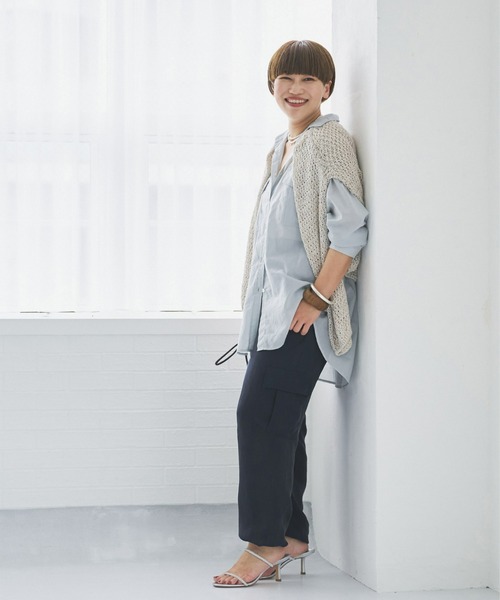 「GALLARDAGALANTE」 長袖シャツ FREE グレー レディースの画像
