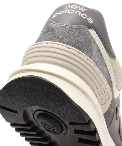 「New Balance」 ローカットスニーカー 25.0cm グレー メンズ_画像2