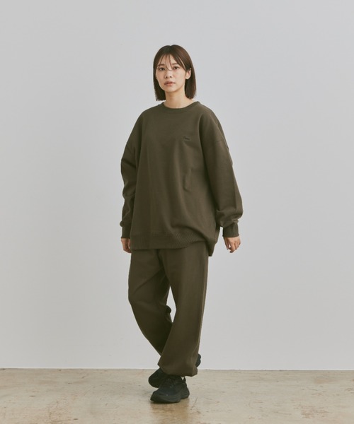 「flaner」 スウェットパンツ MEDIUM グレー レディース_画像5
