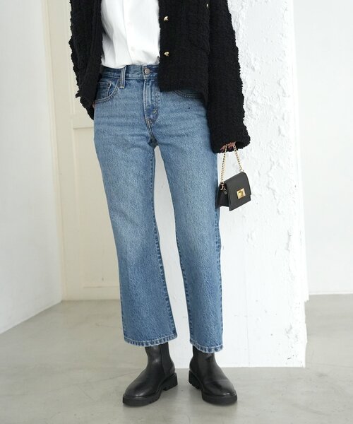 「SLOBE IENA」 「Levi’s」デニムパンツ 26.5cm ブルー レディースの画像