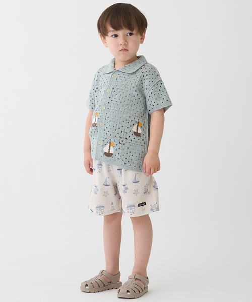 petit main パンツ 「水陸両用」ハーフパンツ キッズ 子供服 男の子
