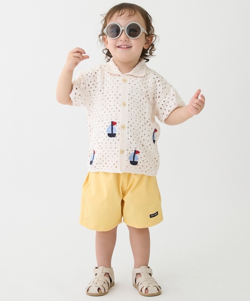 petit main パンツ 「水陸両用」ハーフパンツ キッズ 子供服 男の子