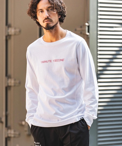 「1minute 1second」 長袖Tシャツ X-LARGE ブラック メンズ_画像2