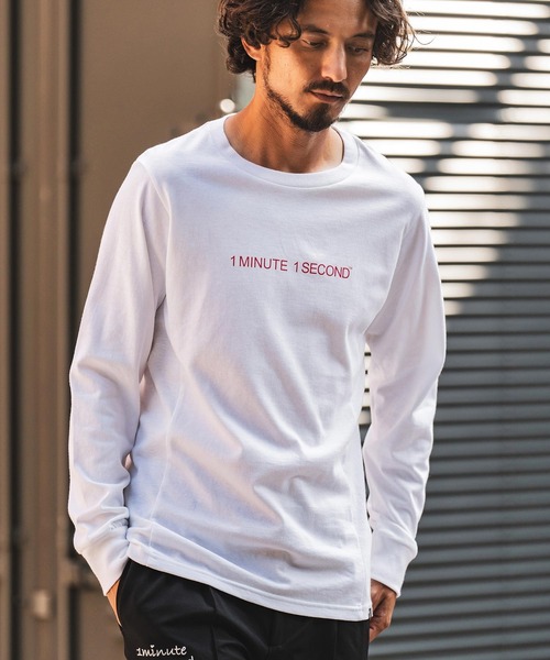 「1minute 1second」 長袖Tシャツ X-LARGE ブラック メンズ_画像3