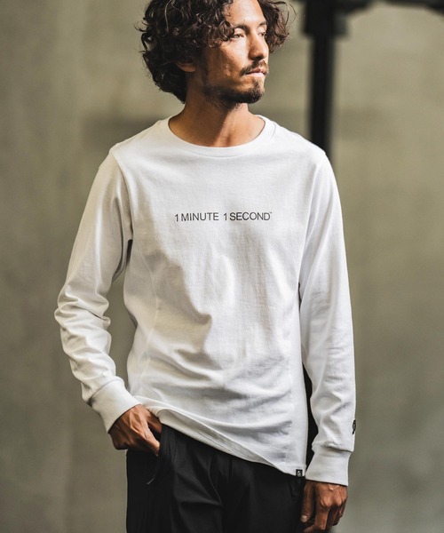 「1minute 1second」 長袖Tシャツ X-LARGE ブラック メンズ_画像6