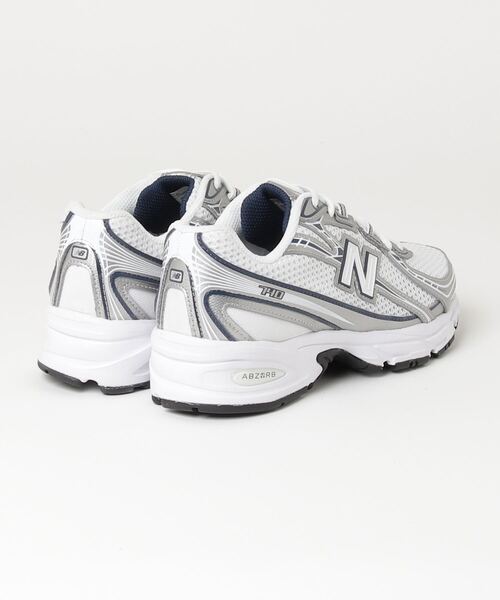 「New Balance」 ローカットスニーカー 28.0cm ホワイト×ネイビー レディース_画像2
