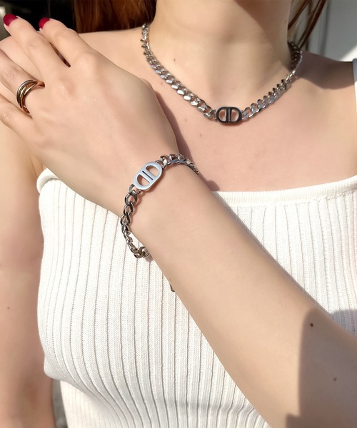 「blackdia ocean」 ネックレス 39cm シルバー レディース_画像2
