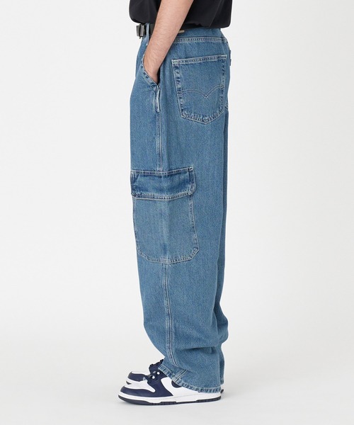 Levi's（リーバイス） カーゴパンツ W30 L32 ブラック メンズ