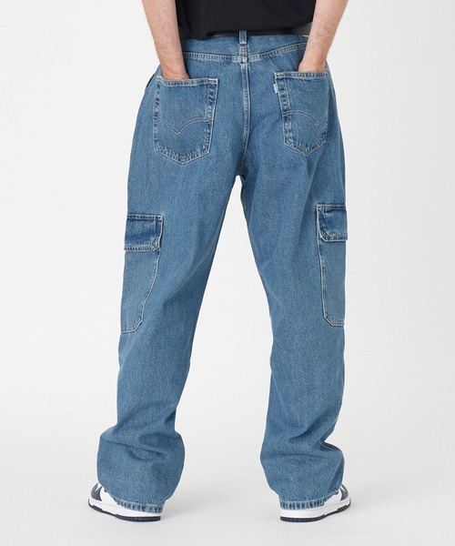 LEVI'S ダークブルー カーゴパンツ Levi's（リーバイス） カーゴパンツ W30 L32 ブラック メンズ