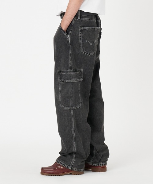 Levi's（リーバイス） カーゴパンツ W30 L32 ブラック メンズ