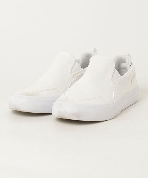 PUMA（プーマ） スリッポン 25.5cm ホワイト メンズ : ZOZOTOWN Yahoo 