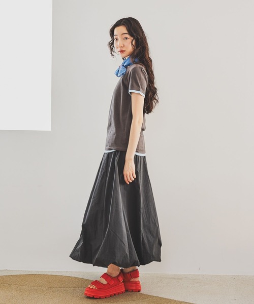 niko and…（ニコアンド） tシャツ ダブルレイヤーライクTシャツ