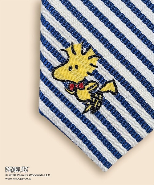 【今季完売品】Brooks Brothers シルクカルザイタイ BROOKS BROTHERS（ブルックスブラザーズ） ネクタイ × PEANUTS シルク