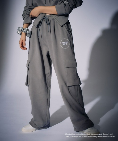 「Reebok」 スウェットパンツ LARGE チャコールグレー メンズ_画像9