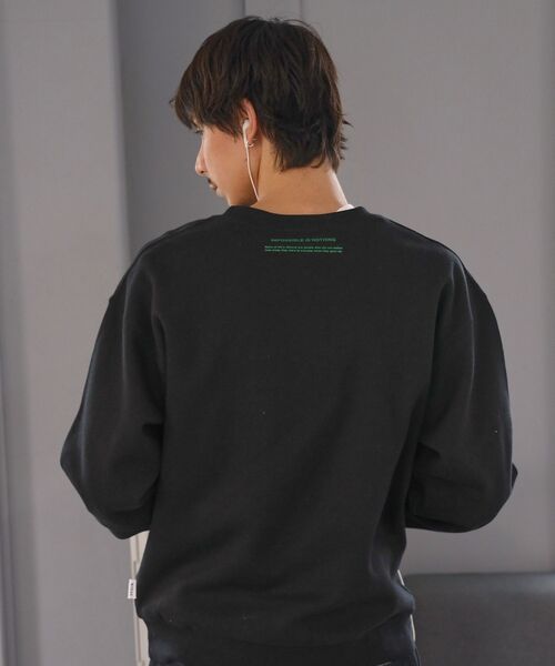 「FFEIN」 スウェットカットソー MEDIUM ブラウン メンズ_画像7