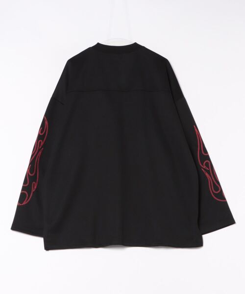 「ankoROCK」 「VOLT」長袖Tシャツ ONESIZE ブラック メンズ_画像2