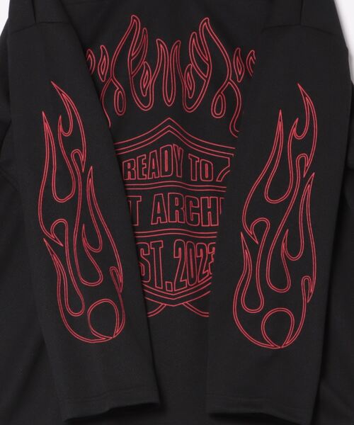 「ankoROCK」 「VOLT」長袖Tシャツ ONESIZE ブラック メンズ_画像3