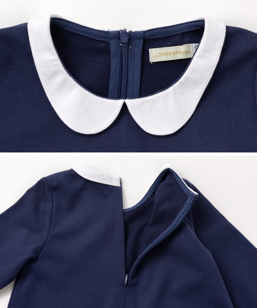 「panpantutu」 「KIDS」長袖ワンピース 100cm ラベンダー キッズ_画像9