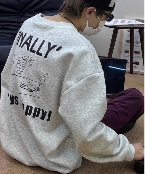 「MGV」 スウェットカットソー X-LARGE グレー メンズ_画像2