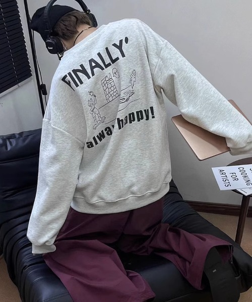 「MGV」 スウェットカットソー X-LARGE グレー メンズ_画像7
