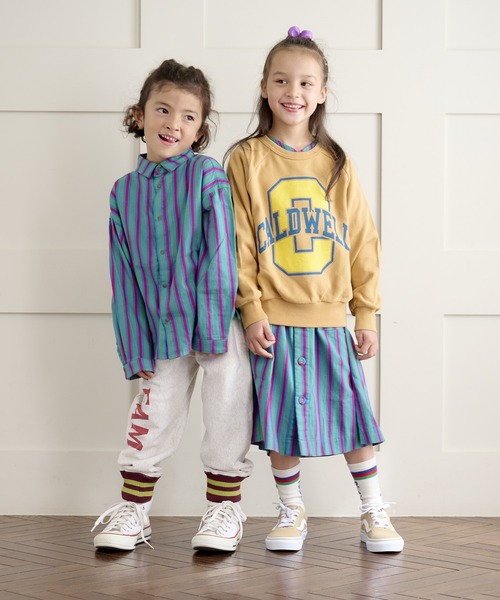 「HOGAN RANCH WEAR」 「MARKEY’SHOGAN」「KIDS」長袖ワンピース 90 レッド キッズ_画像3