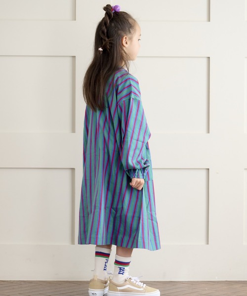 「HOGAN RANCH WEAR」 「MARKEY’SHOGAN」「KIDS」長袖ワンピース 90 レッド キッズ_画像5