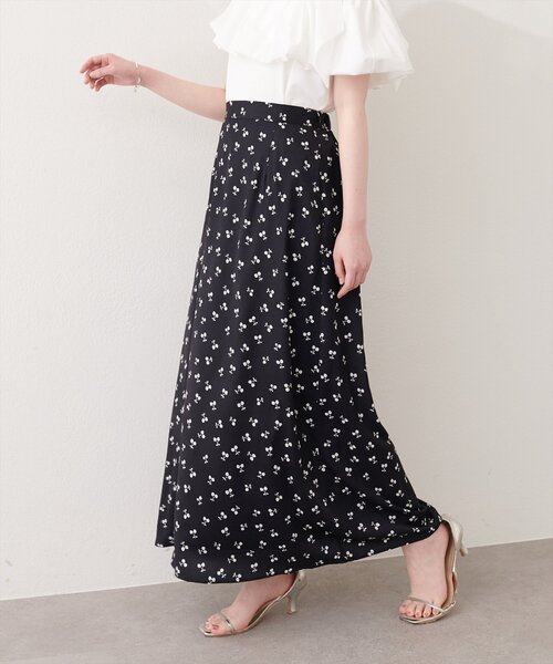 natural couture ロング スカート フルーツ柄スカート : ZOZOTOWN