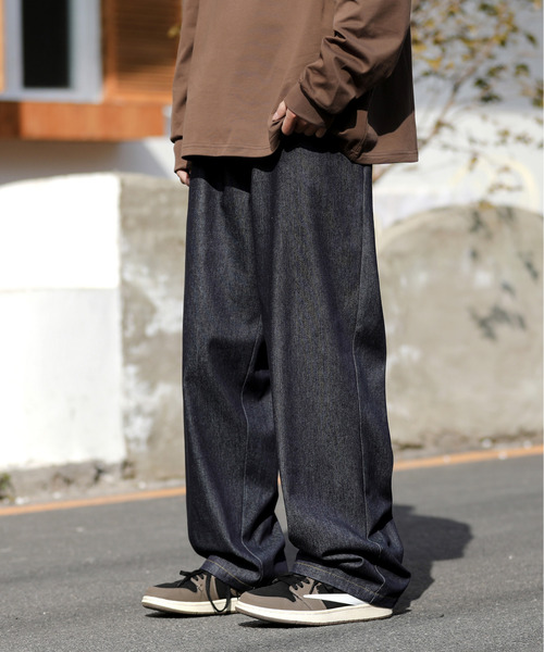 「neos」 デニムパンツ LARGE インディゴブルー メンズ_画像7