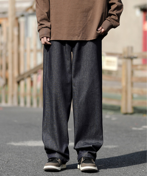 「neos」 デニムパンツ LARGE インディゴブルー メンズ_画像9