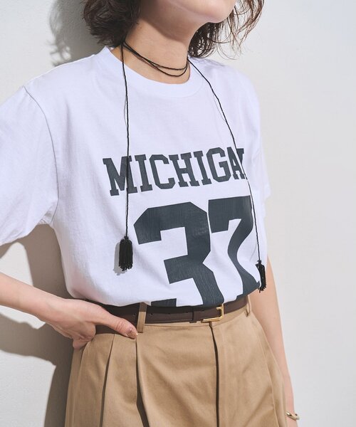 Whim Gazette（ウィム ガゼット） tシャツ 半袖 フロントナンバーT