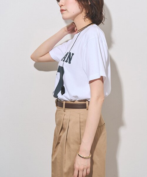 Whim Gazette（ウィム ガゼット） tシャツ 半袖 フロントナンバーT