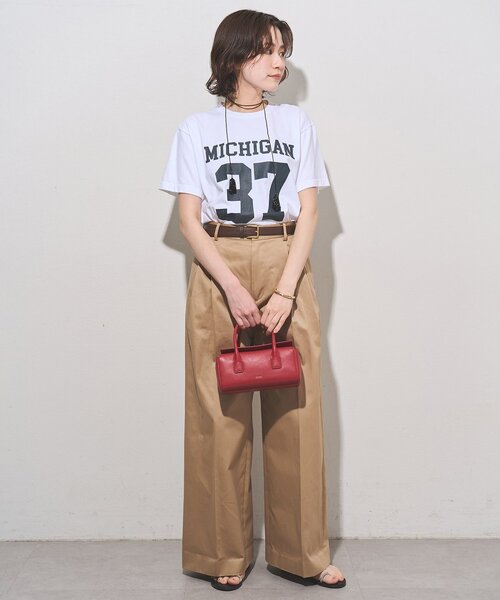Whim Gazette（ウィム ガゼット） tシャツ 半袖 フロントナンバーT