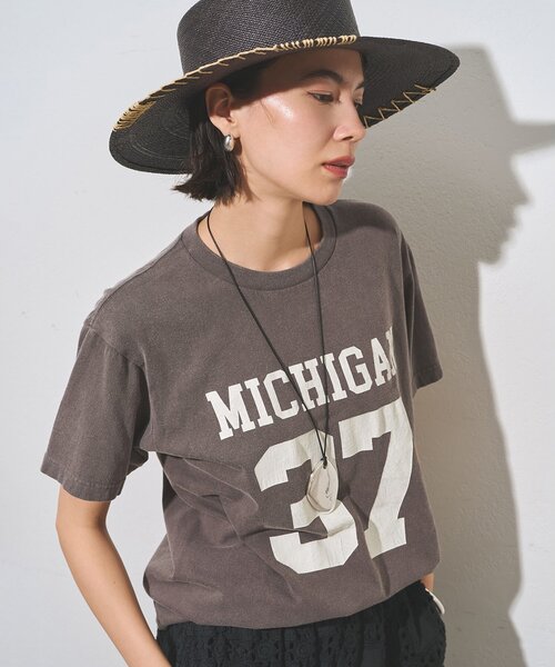 Whim Gazette（ウィム ガゼット） tシャツ 半袖 フロントナンバーT