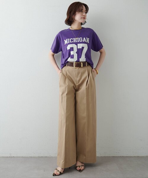 Whim Gazette（ウィム ガゼット） tシャツ 半袖 フロントナンバーT