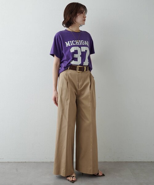 Whim Gazette（ウィム ガゼット） tシャツ 半袖 フロントナンバーT