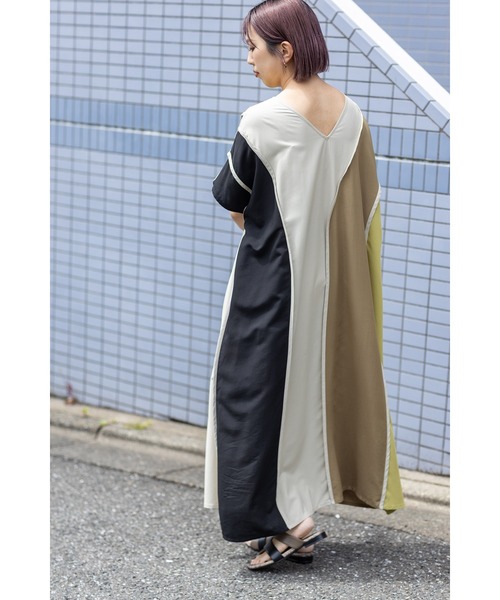 最終値下げ❣️オズモーシス osmosis 2wayパイピング ワンピース OSMOSIS（オズモーシス） ワンピース 2WAYパイピングワンピース