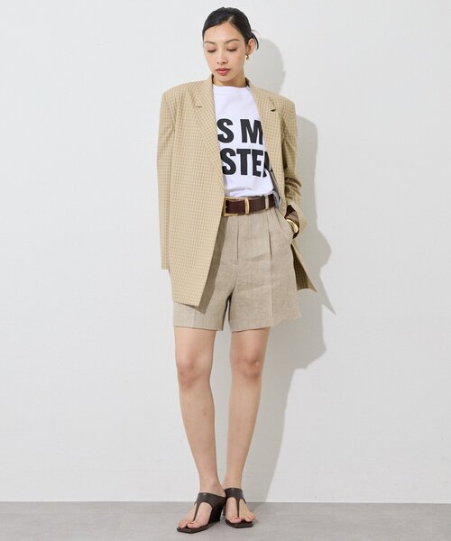 Whim Gazette（ウィム ガゼット） tシャツ 半袖 フロントロゴTシャツ